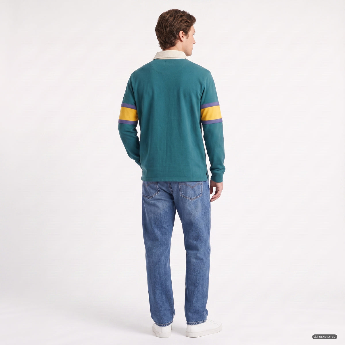 Long-sleeved polo shirt Yacht Club