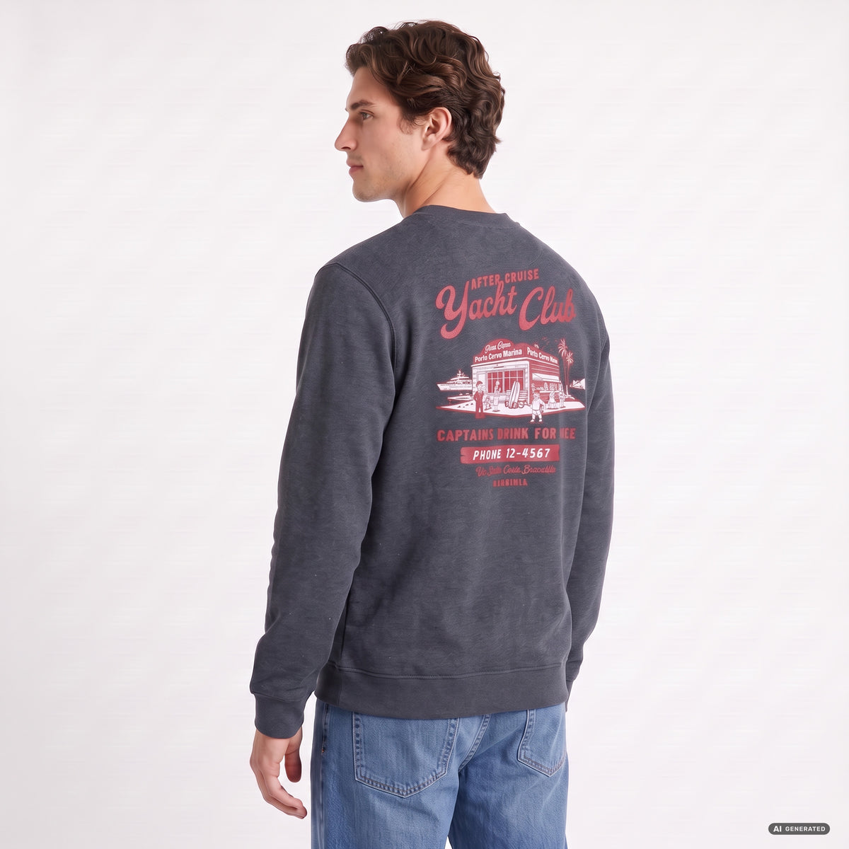 Crewneck sweatshirt Yacht Club