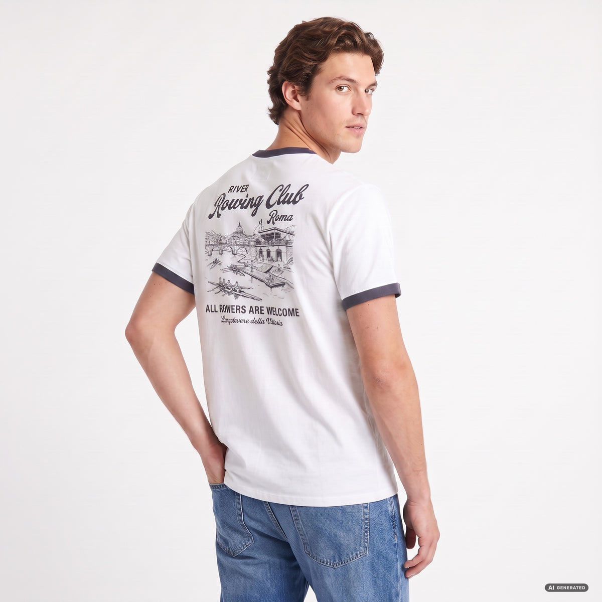 Short-sleeved T-shirt Rowing Club
