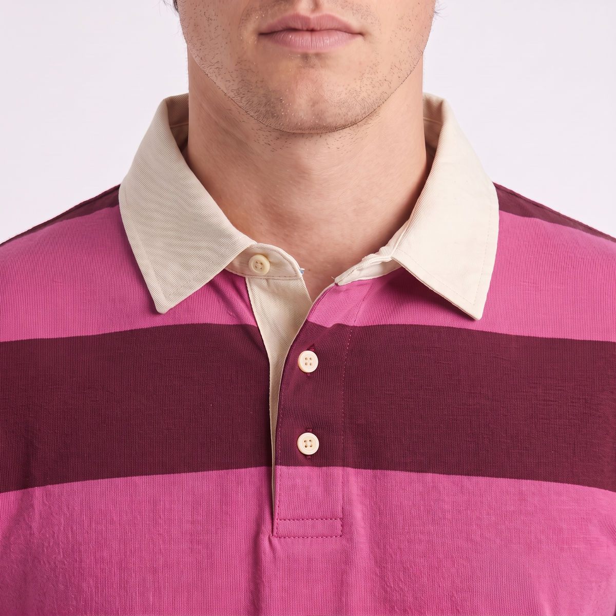 Long-sleeved polo shirt